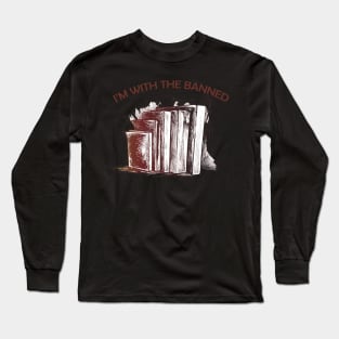 i'm with the books Long Sleeve T-Shirt